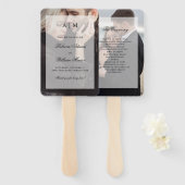 Modernes Foto mit Overlay-Hochzeit Fächer (Vorne und Hinten)