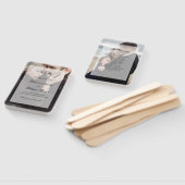 Modernes Foto mit Overlay-Hochzeit Fächer (Non-assembled)