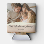 Modernes Foto mit Personalisiertem Namen Dosenkühler (Vorderseite)