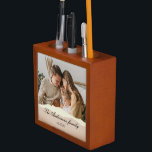 Modernes Foto mit Personalisiertem Namen Stifthalter<br><div class="desc">Modernes Foto mit Personalisiertem Namen</div>