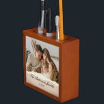 Modernes Foto mit Personalisiertem Namen Stifthalter<br><div class="desc">Modernes Foto mit Personalisiertem Namen</div>