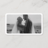 Modernes Foto mit QR-Code Beruflich Visitenkarte (Vorderseite)