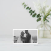 Modernes Foto mit QR-Code Beruflich Visitenkarte (Stehend Vorderseite)