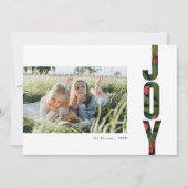 Modernes Foto mit rotem und grünem botanischem Jol (Vorderseite)