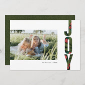 Modernes Foto mit rotem und grünem botanischem Jol (Vorne/Hinten)