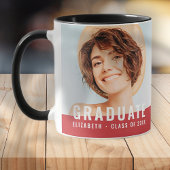 Modernes Foto mit schlichtem, individuellem Gradua Tasse