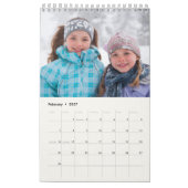 Modernes Foto mit schlichter Eleganz Kalender (Feb 2027)