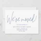 Modernes Foto Neue Zuhause Ankündigung (Vorderseite)