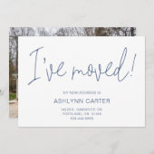 Modernes Foto Neue Zuhause Ankündigung (Vorne/Hinten)