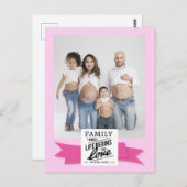 Modernes Foto niedliche Postkarte (Vorne/Hinten)