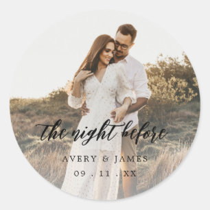 Modernes Foto NIght Before Sticker