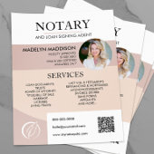Modernes Foto Notar & Loan Signing Agent Flyer