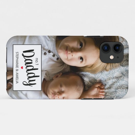 Modernes Foto Nr. 1 Daddy Case-Mate iPhone Hülle (Rückseite (Horizontal))