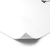 Modernes Foto Oh Babydusche Begrüßungszeichen Poster (Ecke)