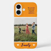 Modernes Foto Orange Case-Mate iPhone Hülle (Rückseite)