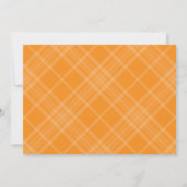 Modernes Foto Orange Graduate Ankündigung (Rückseite)