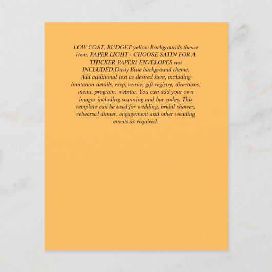 Modernes FOTO-OVERLAY Flyer (Hinten)