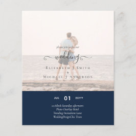 Modernes FOTO-OVERLAY Flyer