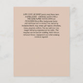 Modernes FOTO-OVERLAY Flyer (Hinten)