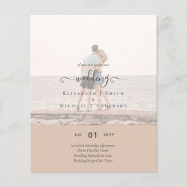 Modernes FOTO-OVERLAY Flyer