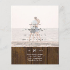 Modernes FOTO-OVERLAY Flyer