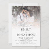 Modernes Foto-Overlay QR Einladung (Vorderseite)