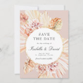 Modernes Foto Pampas getrocknete Wüste Save the Da Einladung (Vorderseite)