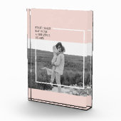 Modernes Foto Pastel Pink Familie Liebliches Gesch (Rechts)