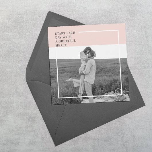 Modernes Foto Pastel Pink Familie Liebliches Gesch Magnetkarte