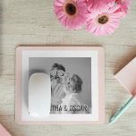 Modernes Foto Pastell Pink Einfaches Geschenk Mousepad<br><div class="desc">Modernes Foto Pastell Pink Einfaches Geschenk</div>