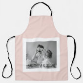 Modernes Foto Pastell Pink Einfaches Geschenk Schürze (Vorderseite)