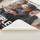 Modernes Foto Personalisiert Bestes Paar je Collag Sherpadecke (3/4)