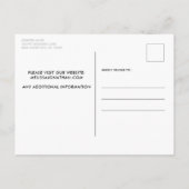 Modernes Foto Persönliche Hochzeit von Haustieren  Ankündigungspostkarte (Rückseite)