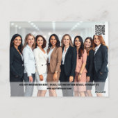 Modernes Foto Postkarte (Rückseite)