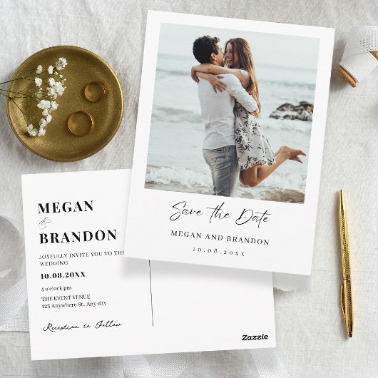 Modernes Foto Postkarte