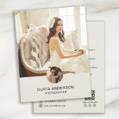 Modernes Foto QR Fotograf Business Flyer