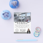 Modernes Foto Real Anwesen Agent kundenspezifisch Flyer (Einzeln)