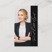 Modernes Foto Real Anwesen Agent Visitenkarte (Vorderseite)