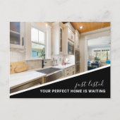 Modernes Foto Real Anwesen Marketing Postkarte (Vorderseite)