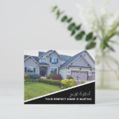 Modernes Foto Real Anwesen Marketing Postkarte (Stehend Vorderseite)