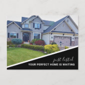 Modernes Foto Real Anwesen Marketing Postkarte (Vorderseite)