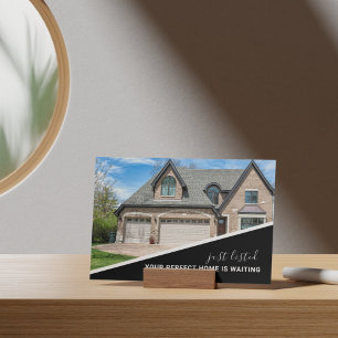 Modernes Foto Real Anwesen Marketing Postkarte