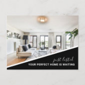 Modernes Foto Real Anwesen Marketing Postkarte (Vorderseite)