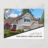 Modernes Foto Real Anwesen Marketing Postkarte (Vorderseite)