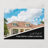 Modernes Foto Real Anwesen Marketing Postkarte (Vorderseite)