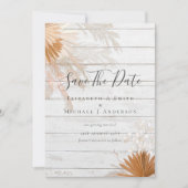 Modernes Foto Rett Dates PAMPAS Grass Terracotta (Vorderseite)