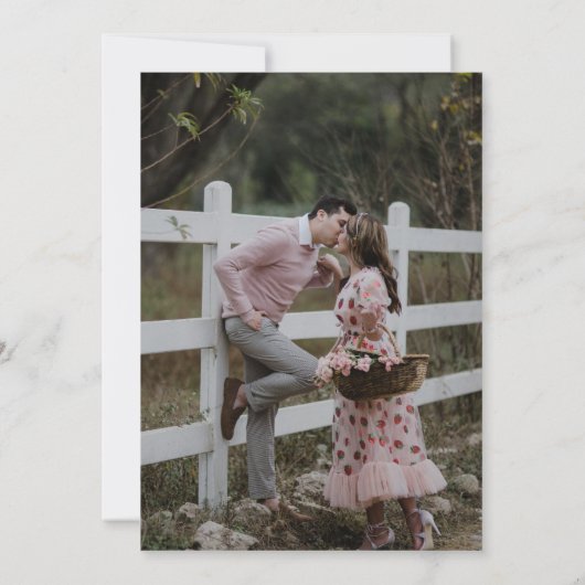 Modernes Foto Rett Dates PAMPAS Grass Terracotta (Rückseite)