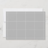 Modernes Foto Rot Grau Ankündigung (Rückseite)
