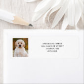 Modernes Foto Rücksendeadresse (Insitu)