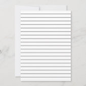 Modernes Foto Save The Date (Rückseite)